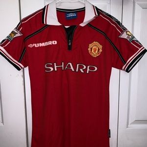Umbro vintage manchester united jersey Beckham #7